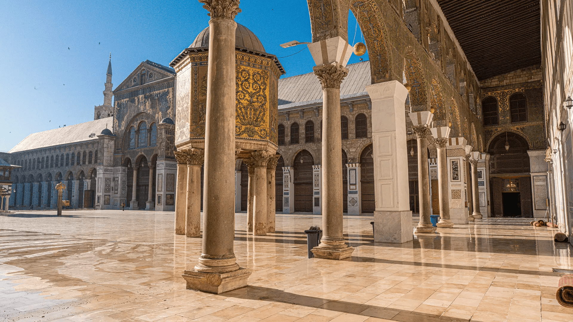 Courtyard of the Umayyad Mosque of Damascus